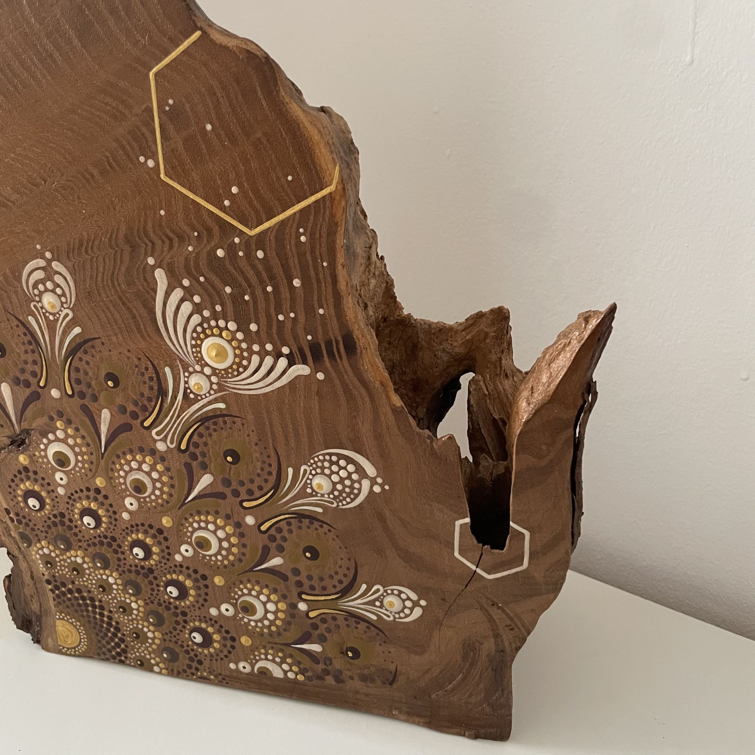 Scultura Materica in Legno Fossile - immagine 9